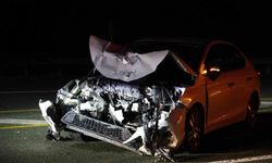 Elazığ'da yaşanan kazada 3 kişi yaralandı: O anlar kamerada