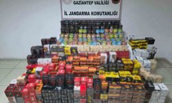 Gaziantep'te 1,5 milyon TL değerinde kaçak nargile tütünü ve kömürü ele geçirildi