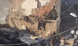 Gemlik'te metrik bina çöktü