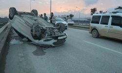 Hatay'da otomobil takla attı: 3 yaralı