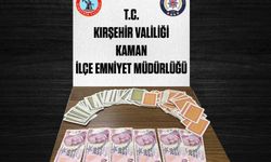 Kırşehir'de kumar operasyonu: 3 kişiye 34 bin 812 TL ceza