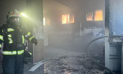 Kuruyemiş fabrikasında korkutan yangın