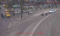 Kütahya'daki trafik kazaları kameralara yansıdı