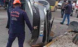 Mardin'de devrilen cipteki 2 kişi yaralandı