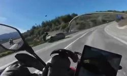 Motosiklette ölüm böyle geldi...