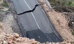 Ordu'da heyelan nedeniyle yol ulaşıma kapandı