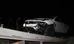 Otomobil fındık bahçesine uçtu: 2 yaralı