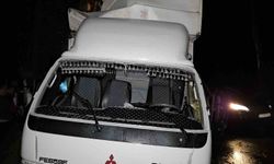 Sarıyer'de seyir halindeki kamyonet yol kenarındaki ağaca çarptı