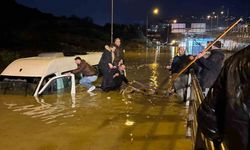 Sele kapılan minibüste can pazarı