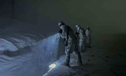 Soğuk ve kara rağmen Mehmetçik görevde