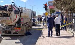 Tanker altında kalan yaya, hayatını kaybetti