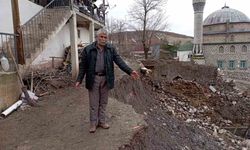 Tokat'ta aşırı yağış mahallede hasara yol açtı