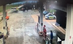 Tokat'ta öğrenci servisinin devrilme anı kamerada