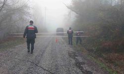 Türkeli'de heyelan nedeniyle köy yolu ulaşıma kapandı