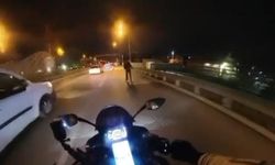 Bursa'da yola atlayan yaya tehlikeli anlar yaşattı