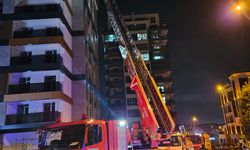 Bursa'da 8 katlı binada yangın paniği