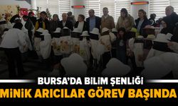 Bursa'da minik arıcılar bilim şenliğinde buluştu