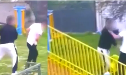 Otizmli akranını evire çevire dövdü