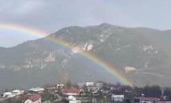 Bursa'da yağmur sonrası görsel şölen