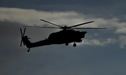 Askeri helikopter düştü!