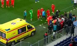 Egemen Korkmaz milli maçta yere yığıldı