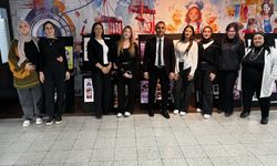 Liseli öğrencilerden 8 Mart'a anlamlı sergi