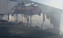 MHP’nin iftar çadırında yangın