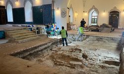 Muradiye Camii'nde 600 yıllık havuz ortaya çıktı