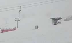 Uludağ’da Mart sonunda kar sürprizi