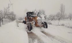 Bursa'nın yüksek kesimlerinde karla mücadele sürüyor