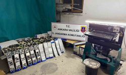 Ankara'da sahte plaka basımı yapan 2 şüpheli gözaltına alındı