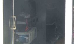 Batarya dükkanında yangın çıktı, bina tahliye edildi