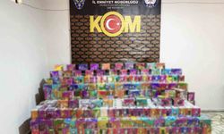 Çay paketleri arasında kaçak sigara sevkiyatı dronlu polis takibine takıldı