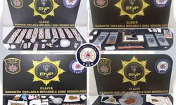 Elazığ'da uyuşturucuyla mücadele: 14 şüpheli tutuklandı