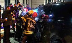 Erzurum'da feci kaza: Kavşak adeta savaş alanına döndü