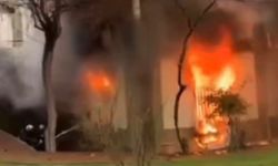 Gaziantep'te caminin bodrum katında korkutan yangın