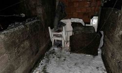 Gece saatlerinde müstakil evde çıkan yangın itfaiye ekiplerince söndürüldü