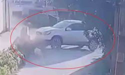 Hatay'da motosiklet sürücüsünün öldüğü kaza anı kamerada
