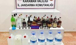 Karaman'da kaçak alkol ele geçirildi
