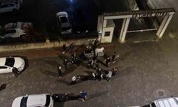 Kaza sonrası çıkan kavga kamerada