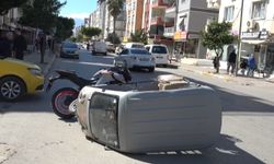 Kepez'de motosikletler çarpıştı: 1 yaralı