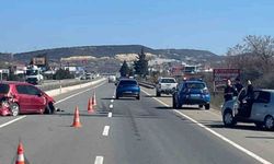 Keşan'da iki otomobilin çarpıştı: 1 kişi yaralandı