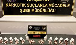 Kırşehir'de polis 660 adet sentetik hap ele geçirdi
