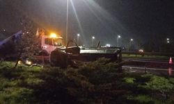 Kuzey Marmara Otoyolu Hüseyinli Kavşağı'nda trafik kazası: 1 ölü, 1 yaralı