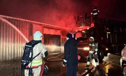 Mobilya atölyesinde yangın