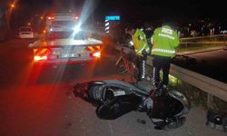 Motosiklet ile bisiklet çarpıştı: 2 ağır yaralı