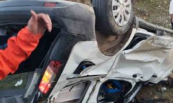 Siirt'te otomobil şarampole yuvarlandı: 1 ölü, 2 yaralı