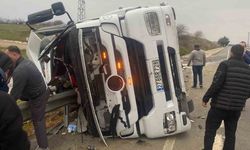 Tekirdağ'da feci kaza: Tır şoförü hayatını kaybetti