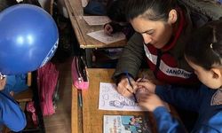 Uşak'ta jandarmadan öğrencilere ziyaret