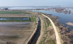 Karacabey çiftçisi yeni sezon ekimleri için suların çekilmesini bekliyor